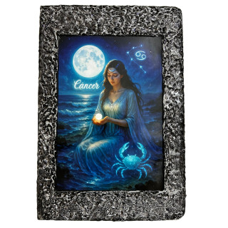 Libreta Cáncer con ilustración del signo zodiacal Cáncer