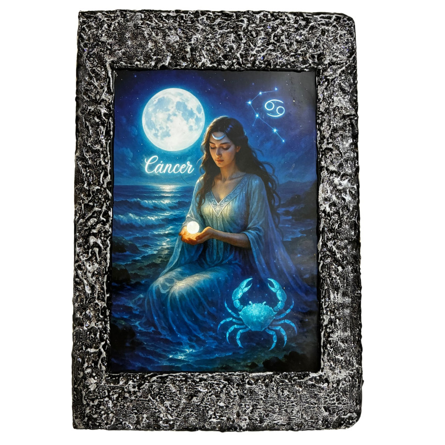 Libreta Cáncer con ilustración del signo zodiacal Cáncer