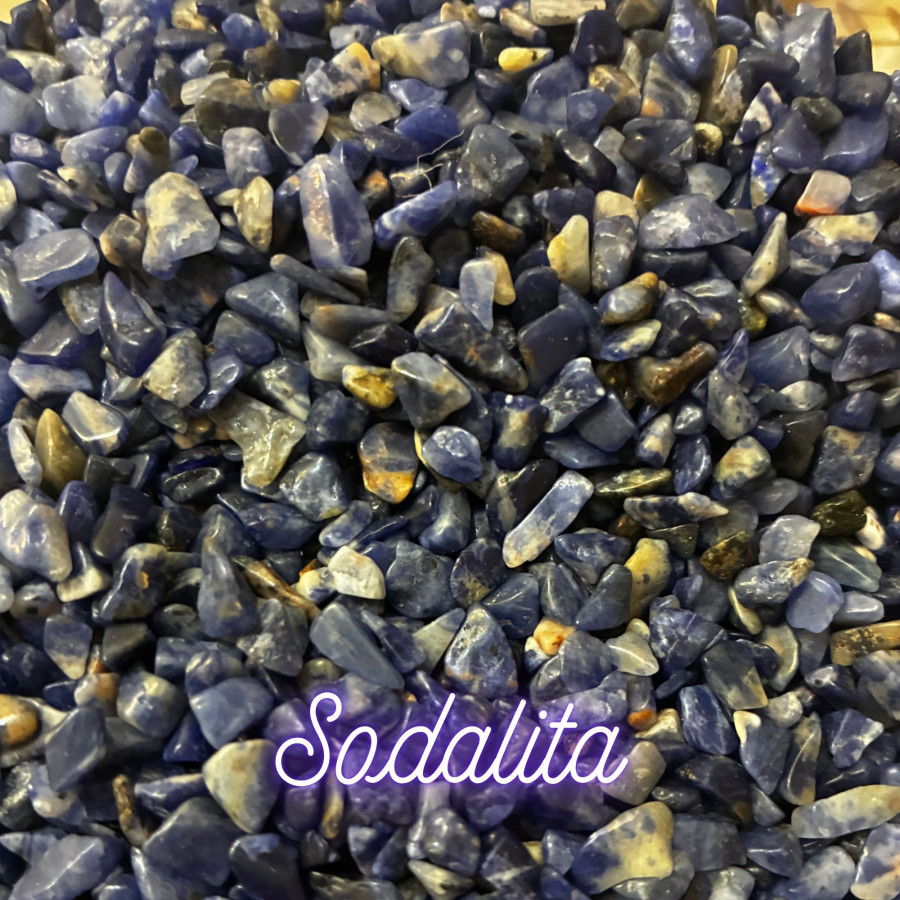 Tarrito de minerales Mente de Bruja | Fluorita, Sodalita y Pirita