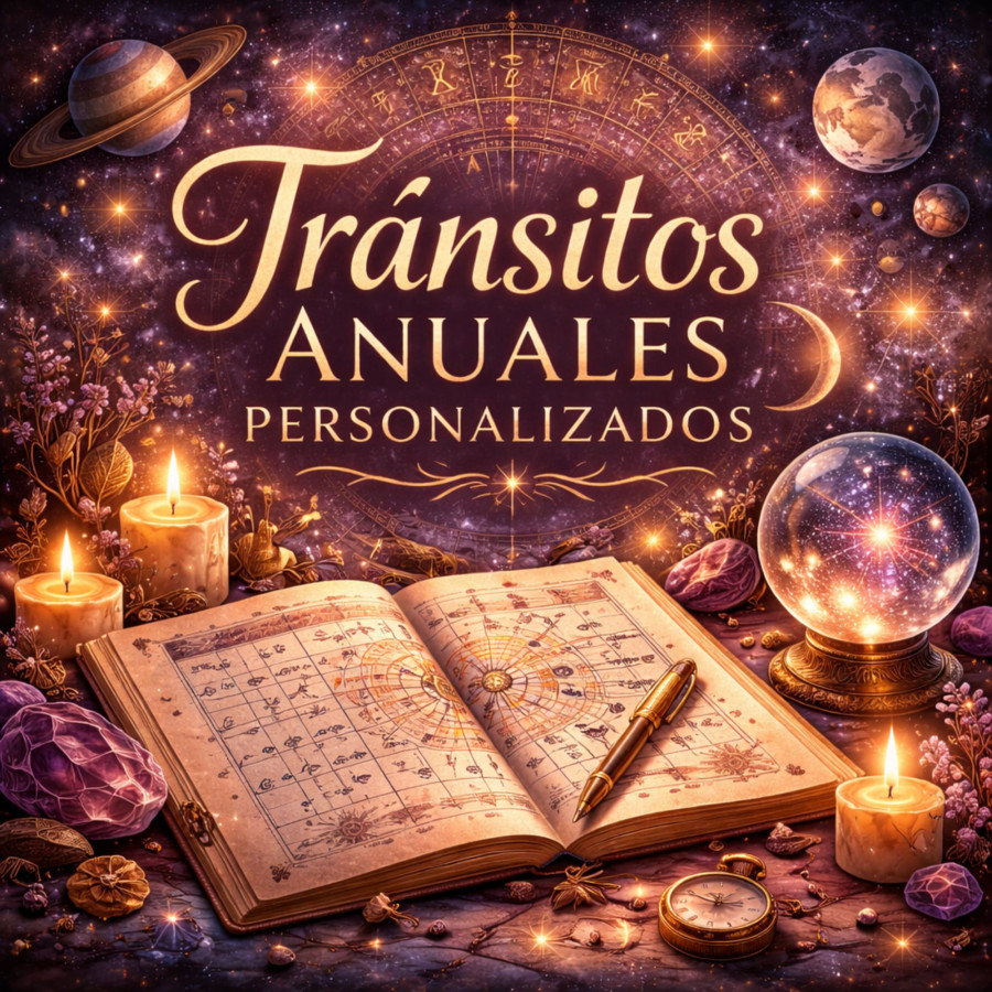 Tránsitos Anuales Personalizados de Lunátika, estudio astrológico personalizado de 12 meses