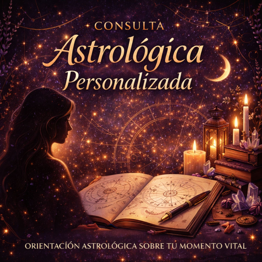 Consulta Astrológica Personalizada de Lunátika, orientación astrológica sobre tu momento vital