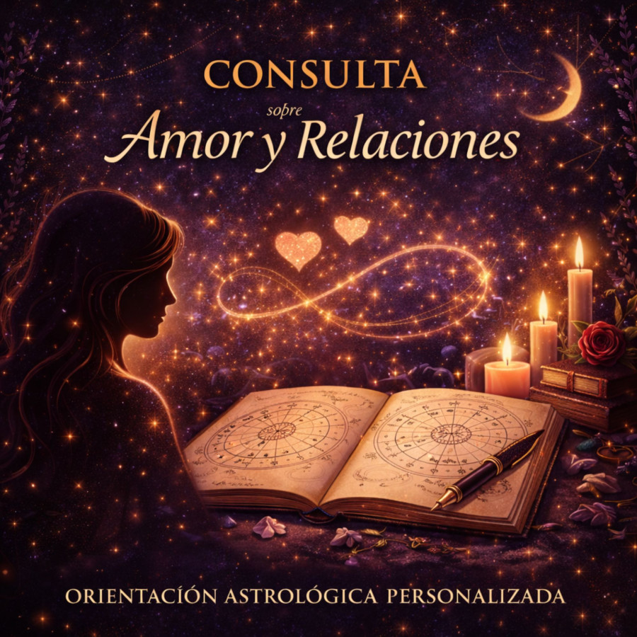 Consulta sobre Amor y Relaciones de Lunátika, orientación astrológica personalizada sobre vínculos y vida afectiva
